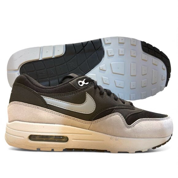 Nike Air Max 1 Essential Black/Dove Grey Womens Size 12/Mens 10.5 599820 012 NEW - Picture 1 of 8